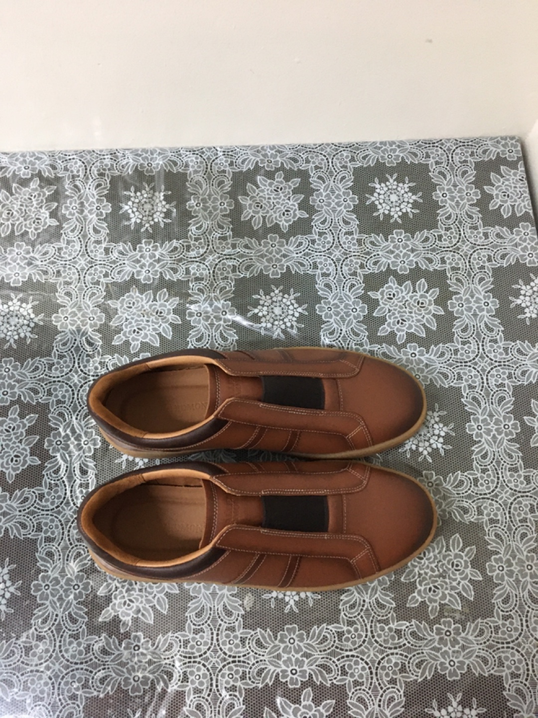 Allen Edmonds Brown Leather Slip-on Sneakers - photo 4