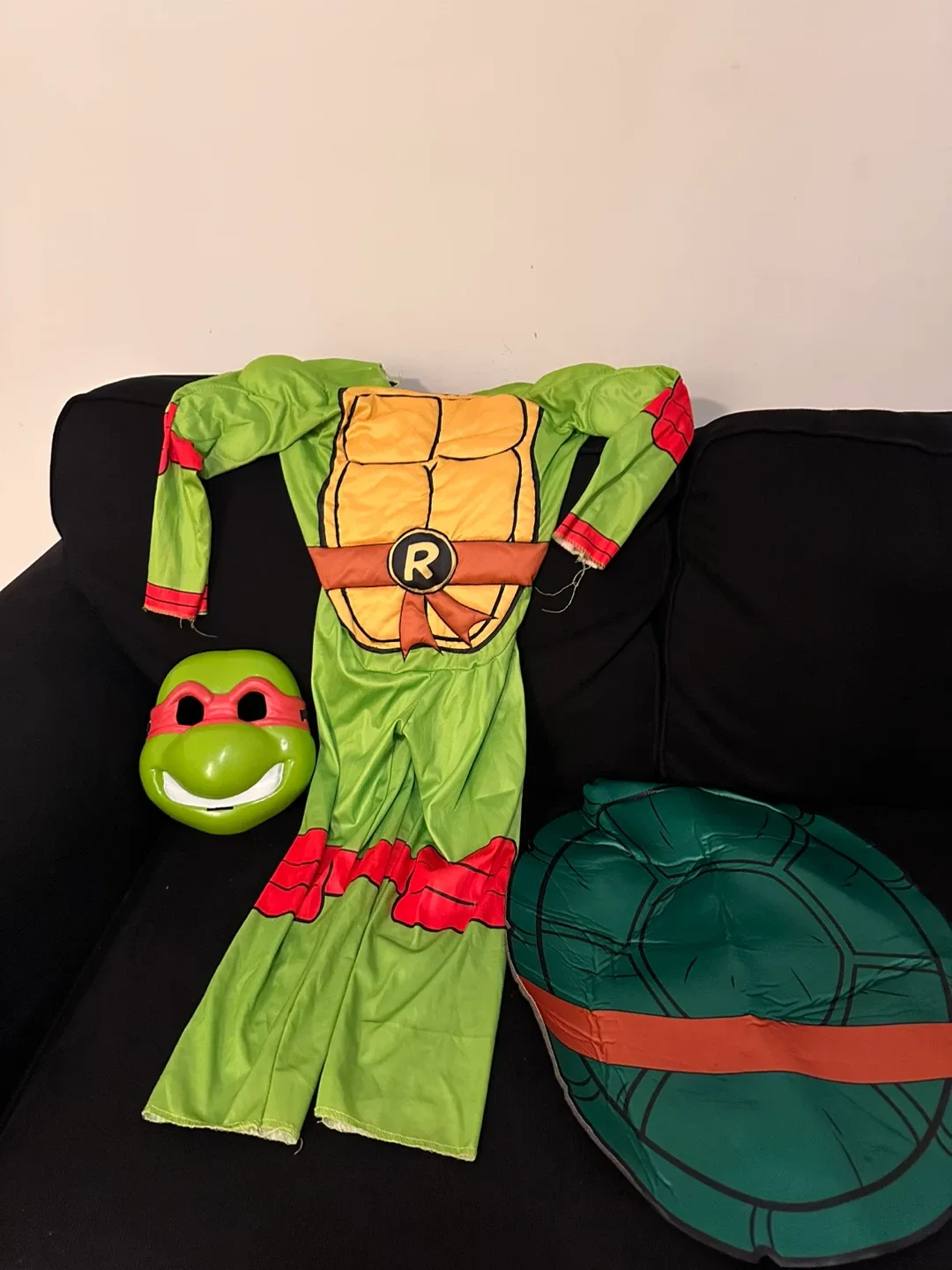 Teenage Mutant Ninja Turtle Raphael Costume - Size Small thumbnail