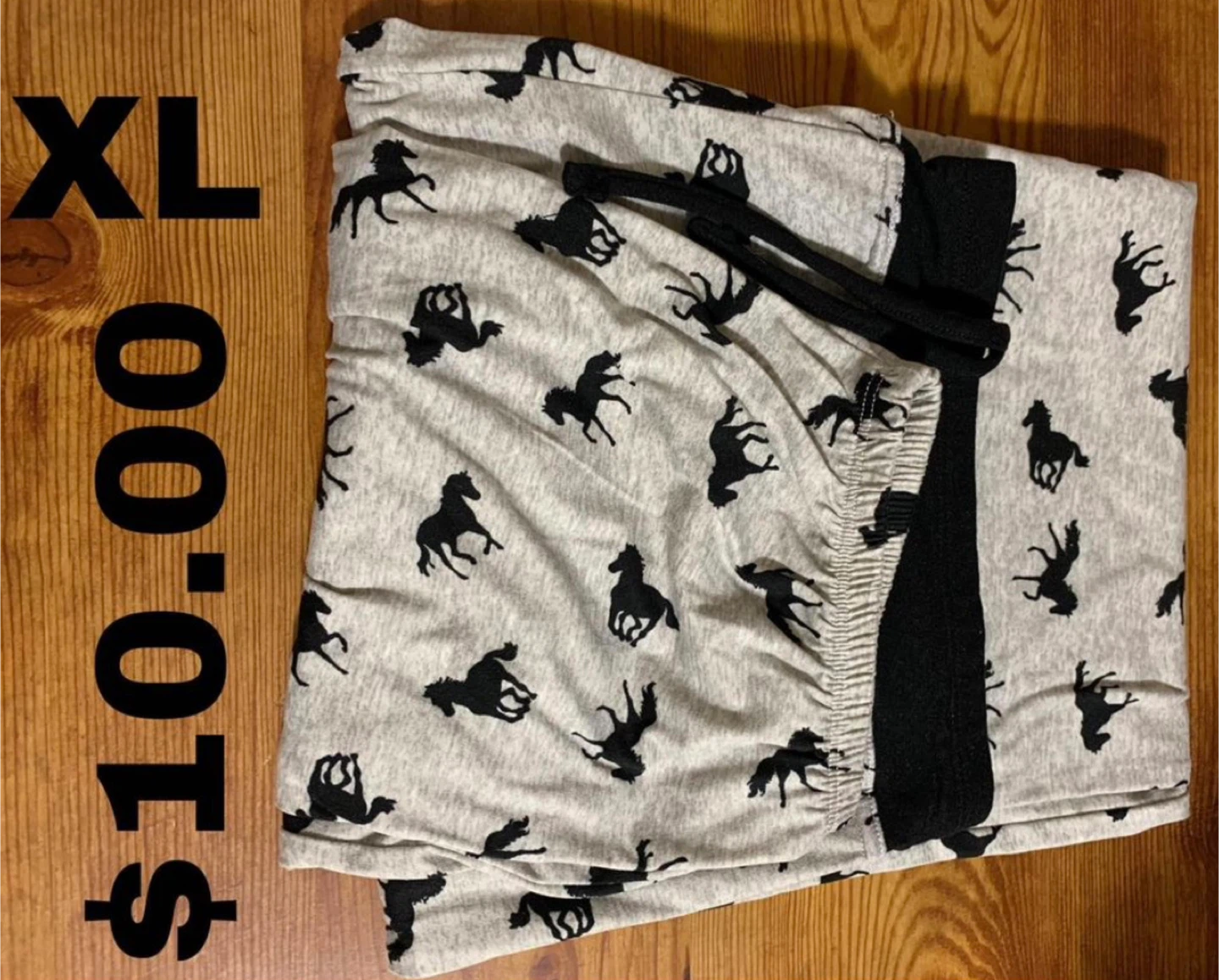 XL Horse Print Pajama Pants