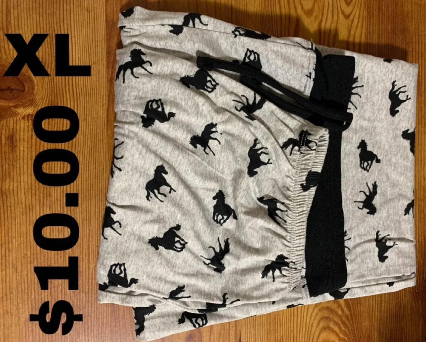 XL Horse Print Pajama Pants thumbnail