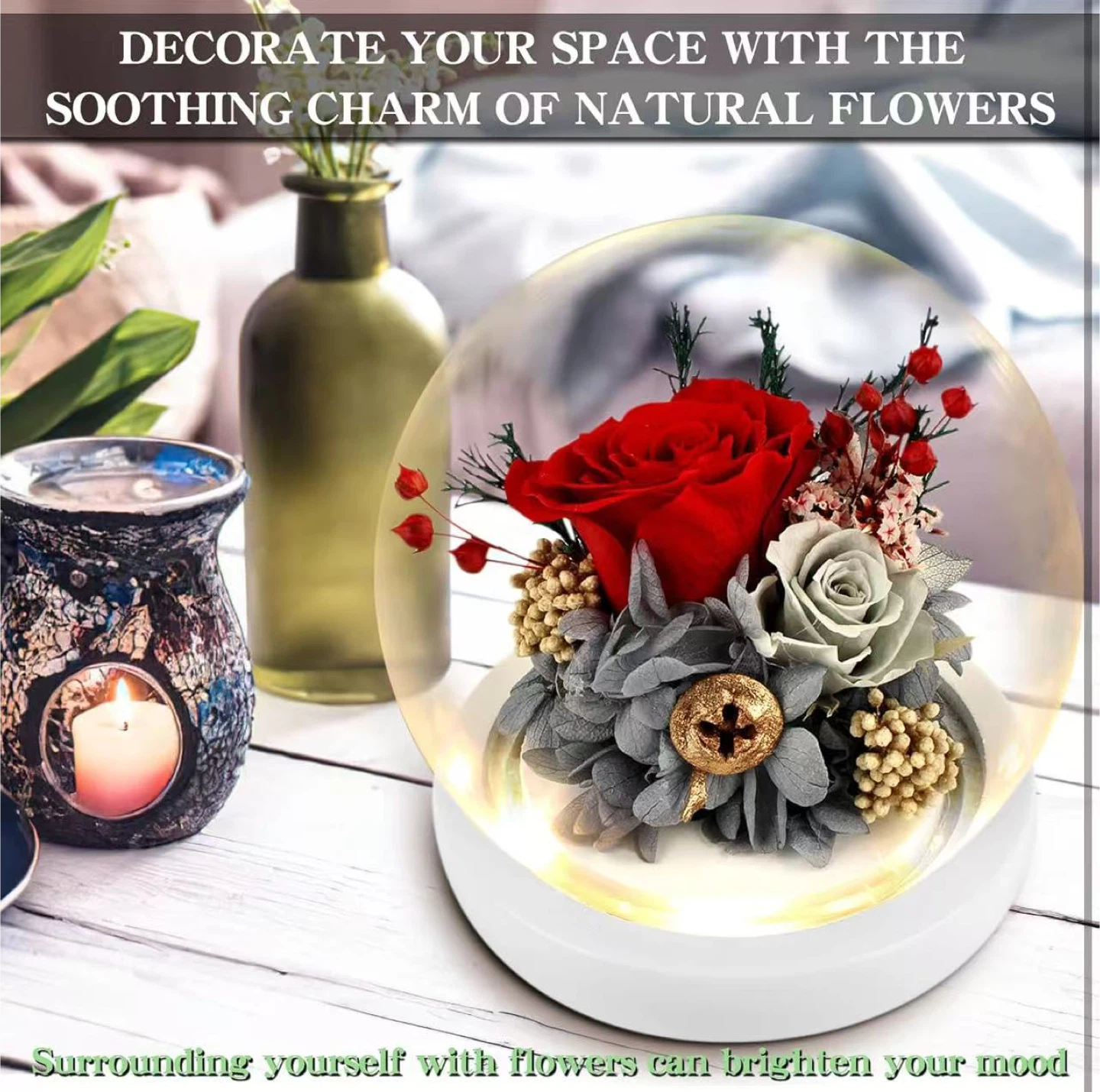 Forever Roses Flowers Bouquet - Battery Included - photo 4
