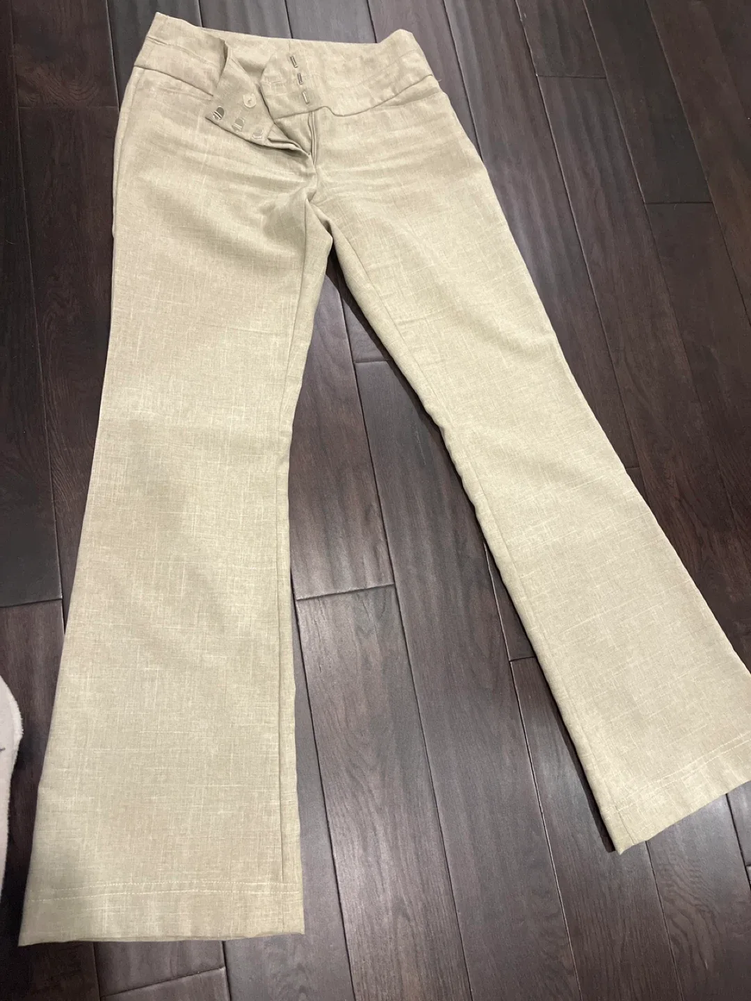 Suzy Shier Beige Pants - Size 5/6 thumbnail