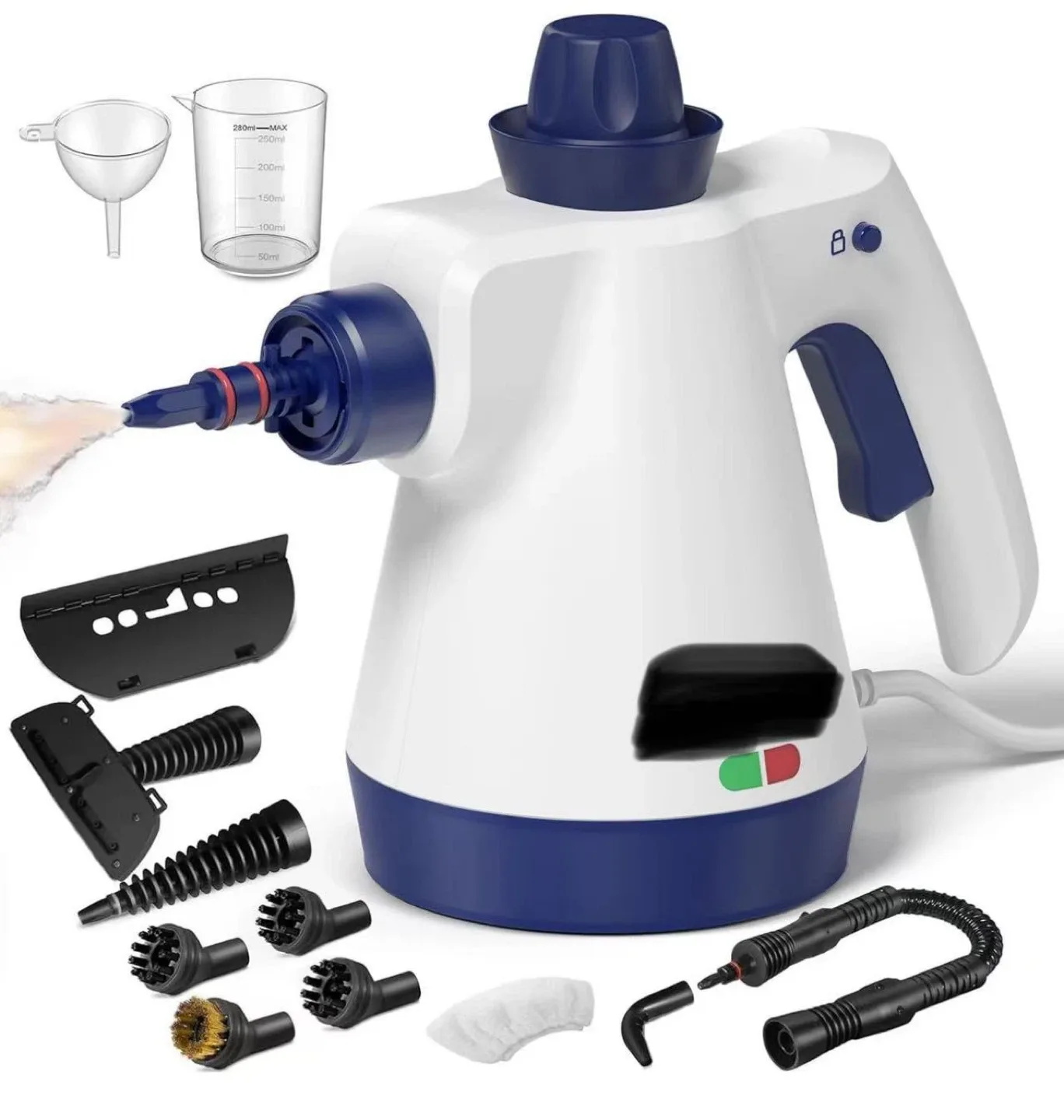 Portable Handheld Steam Cleaner with Attachments thumbnail