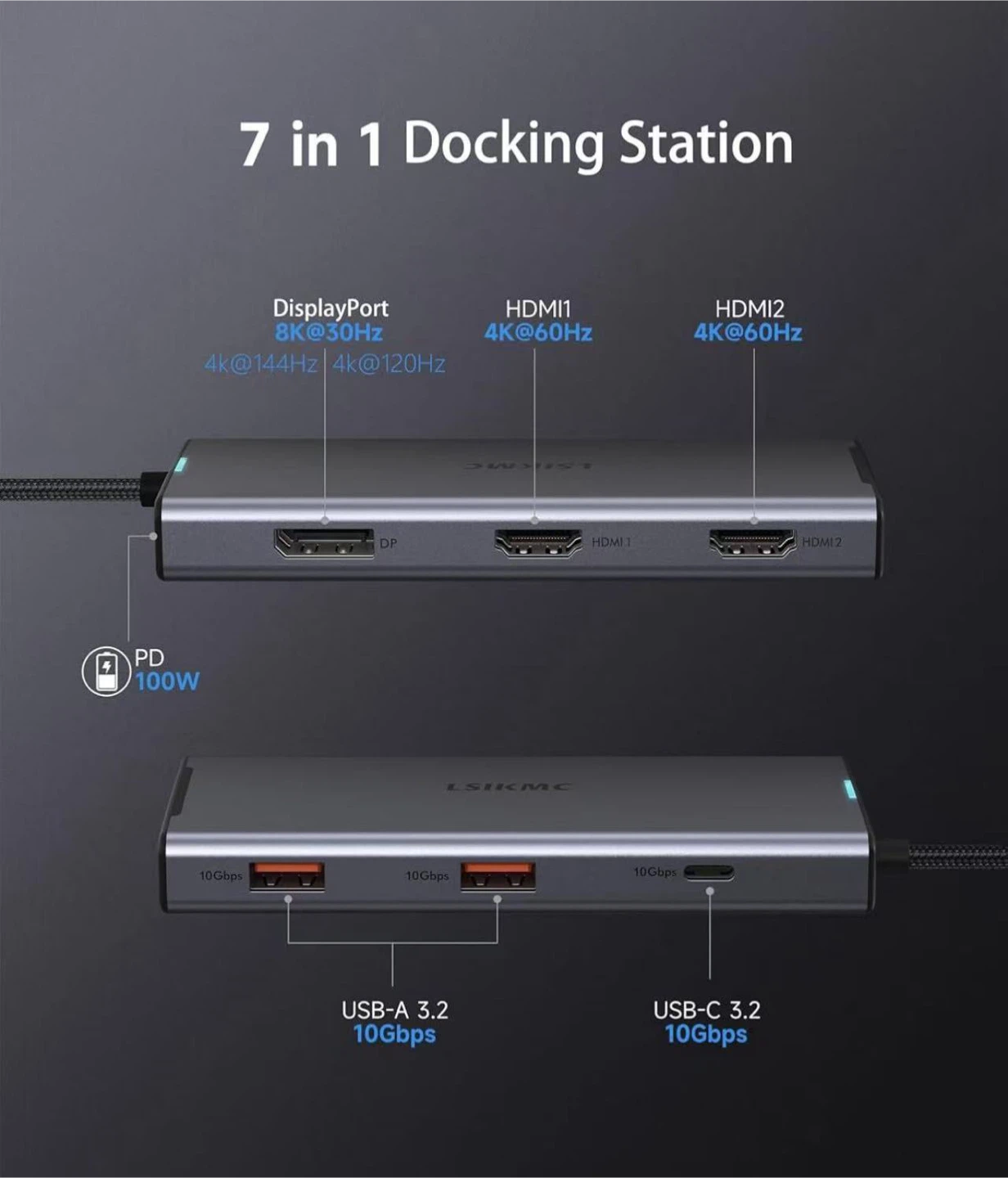 USB C Docking Station Dual Monitor & 3 Monitors - photo 2