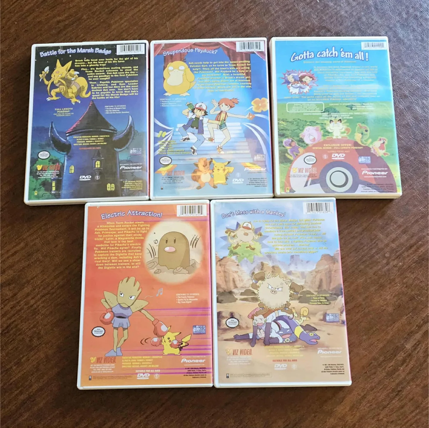 5 Pokémon Collector DVD's - Mint condition with inserts image indicator(3)