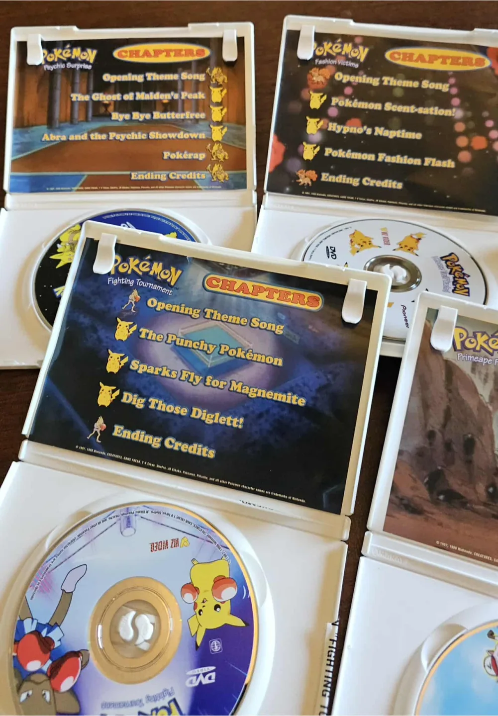 5 Pokémon Collector DVD's - Mint condition with inserts image indicator(4)