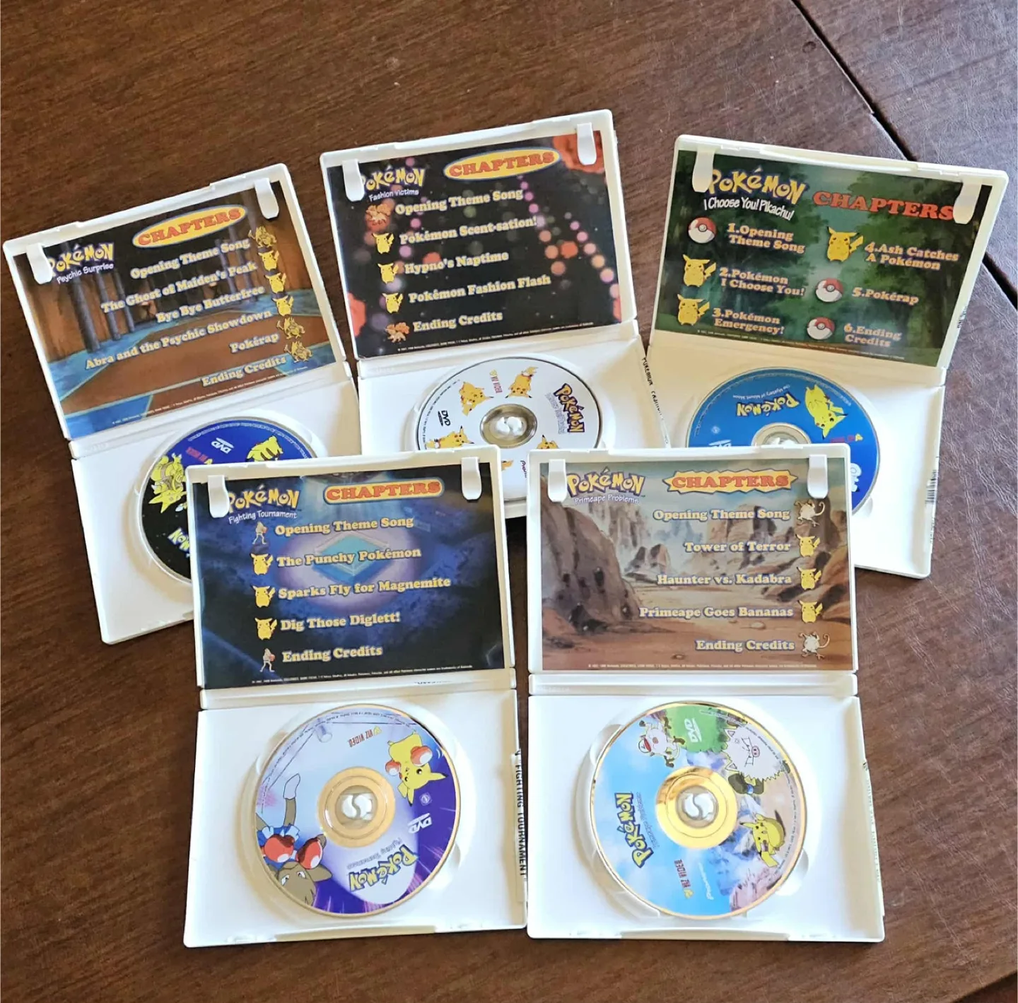 5 Pokémon Collector DVD's - Mint condition with inserts image indicator(2)