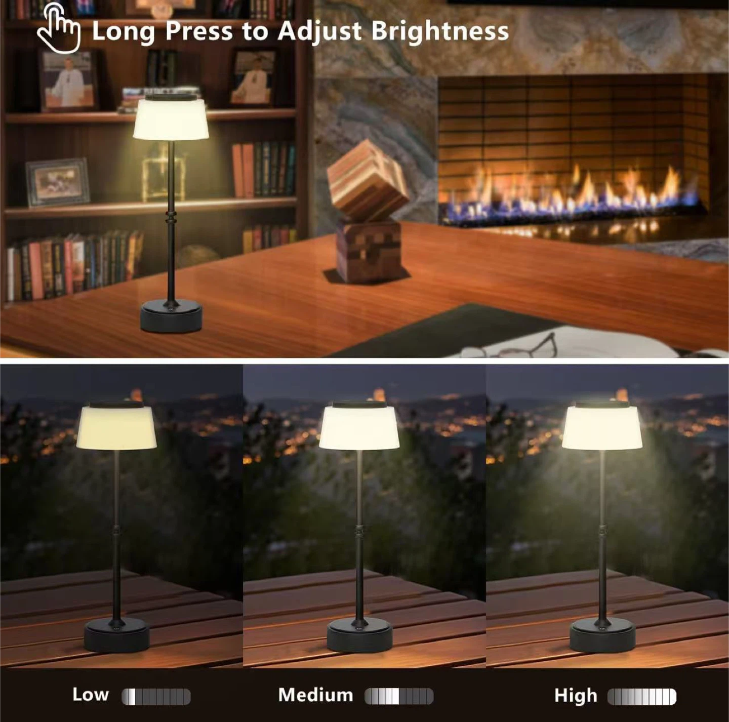 2-in-1 Battery Table Lamp - Emergency Power Bank - photo 3