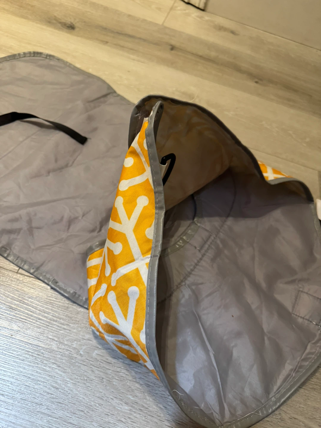 “Clean hands” baby changing mat