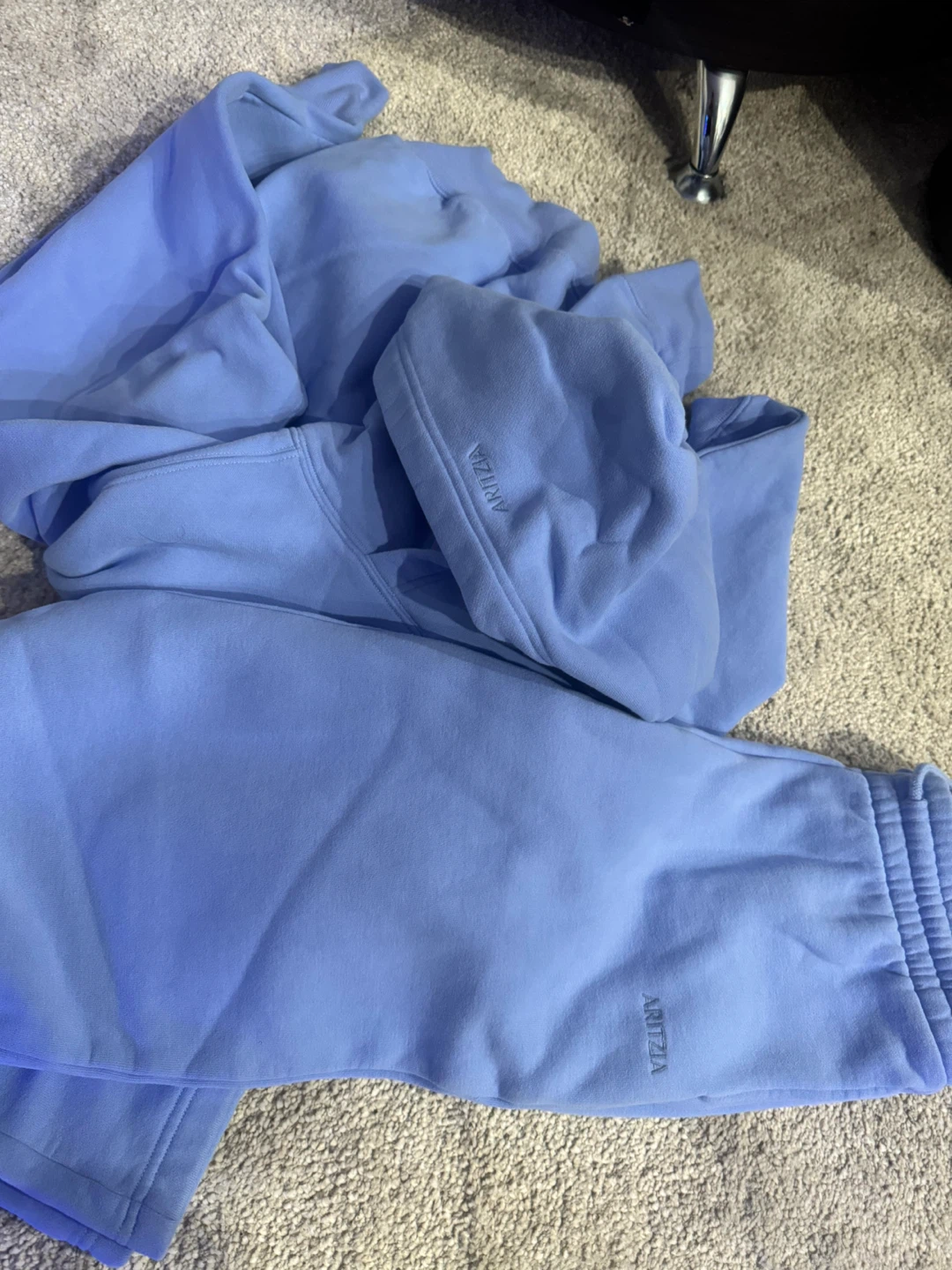 Aritzia Cozy Fleece Mega Set - Dayflower Blue
