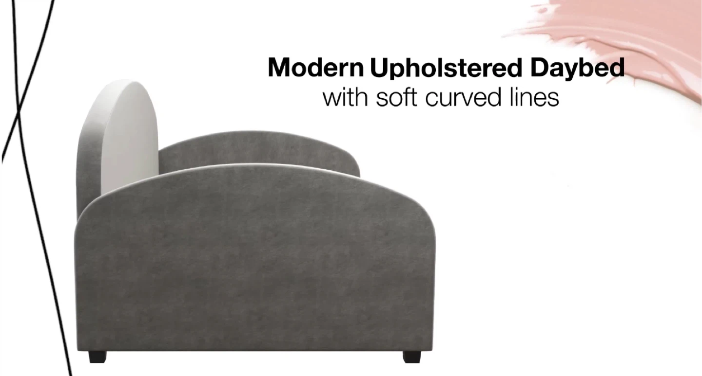 Brand New Modern Upholstered Daybed - Space Saving Design - photo 2