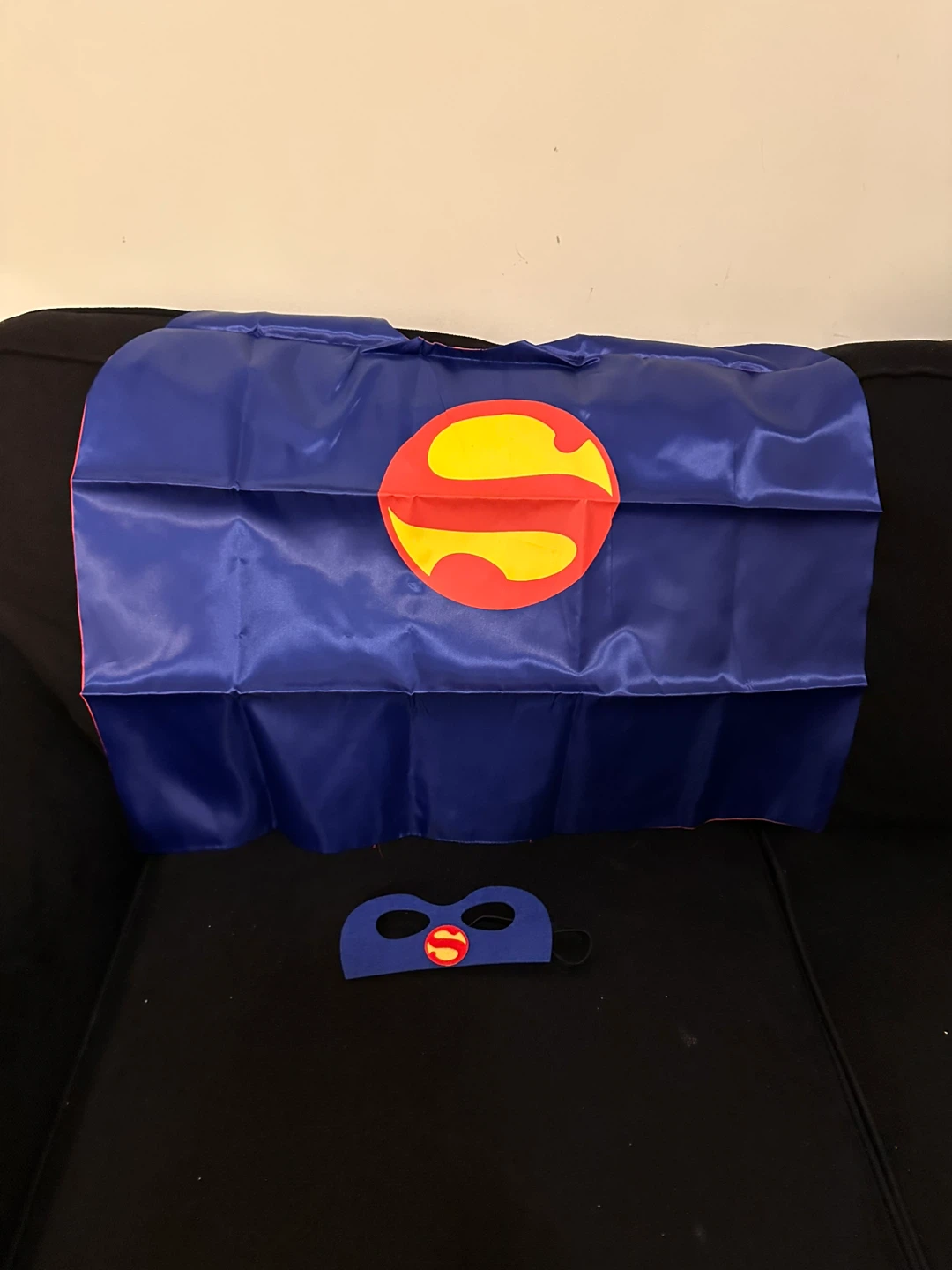 Superhero Cape & Mask Set for Halloween! $5 each.