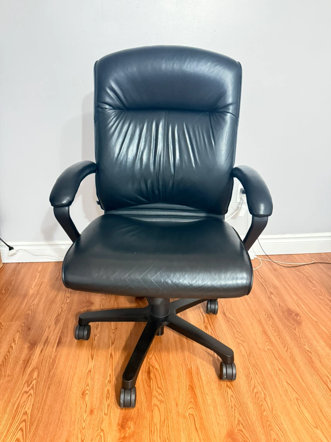 Black Leather Office Chair
