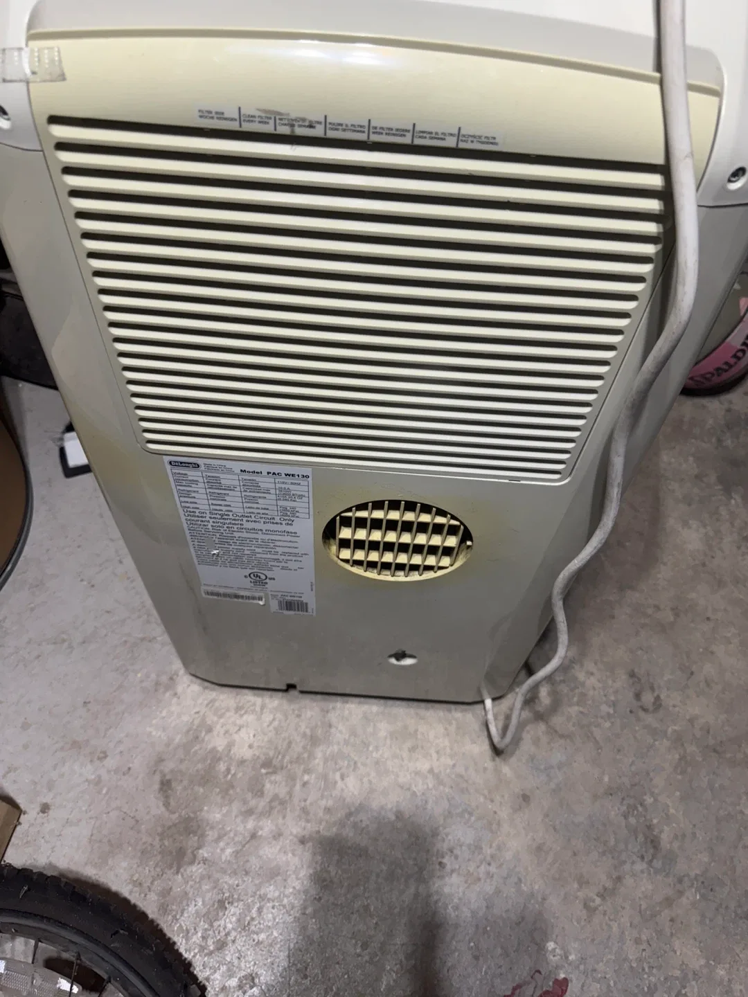 DeLonghi PAC WE130 Portable Air Conditioner image indicator(3)