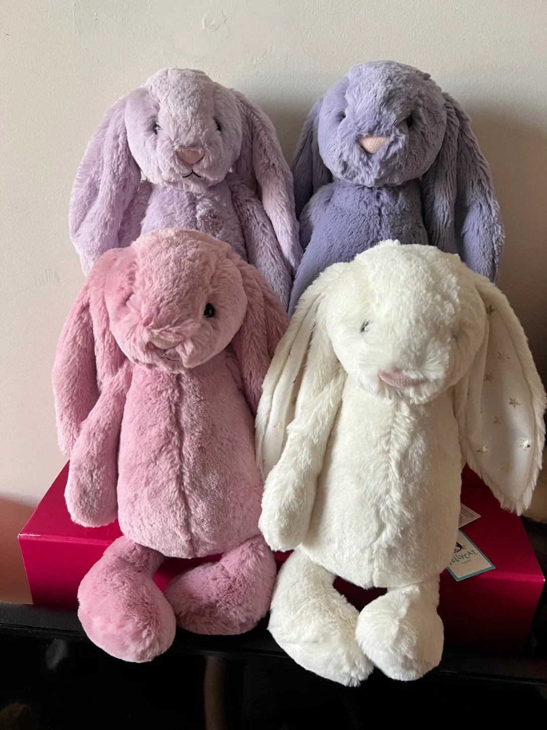 Jellycat Bashful Bunnies - Lilac, Lavender, Pink, White thumbnail