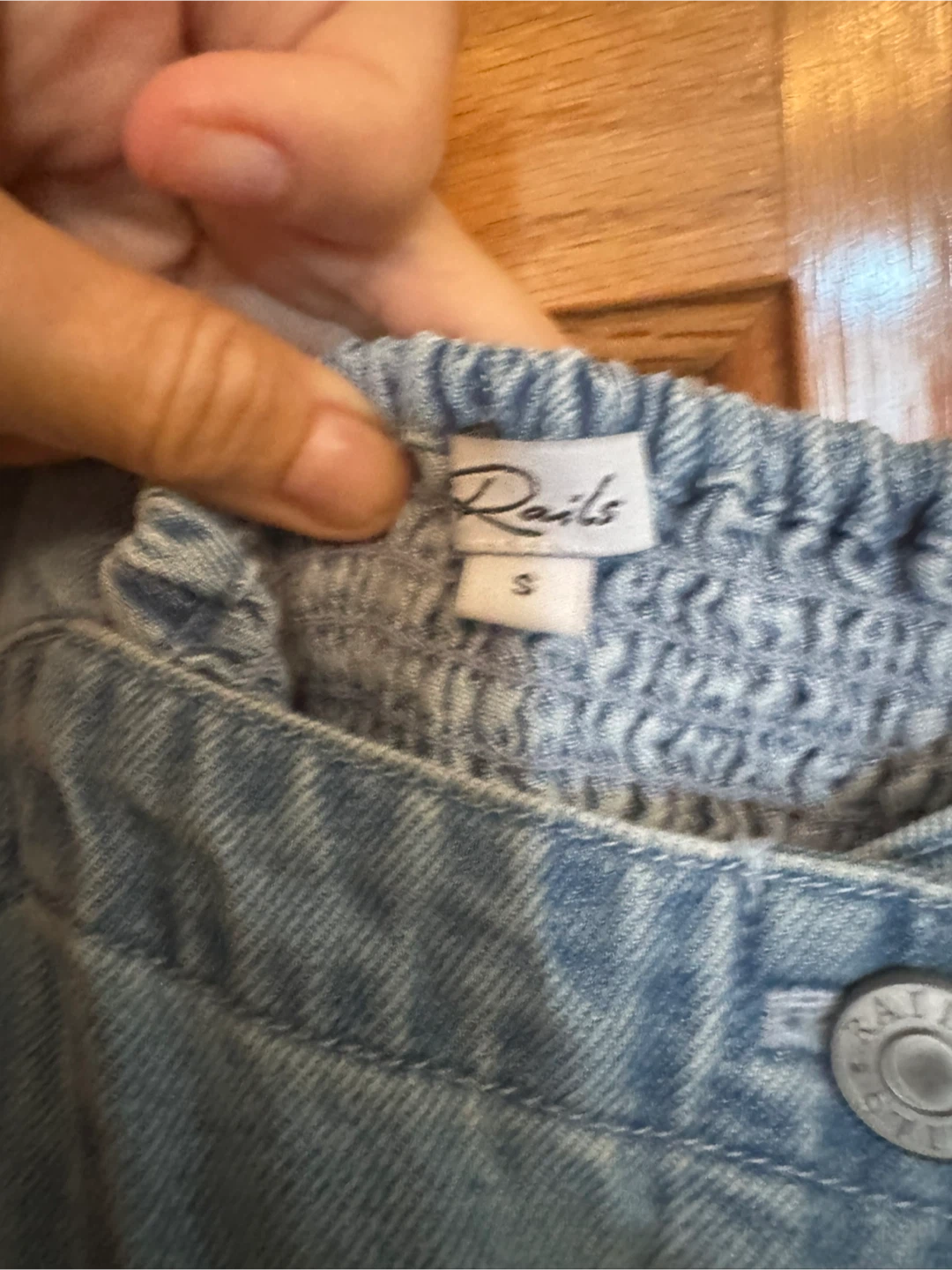 Rails Summer Denim Dress - Size S - photo 2