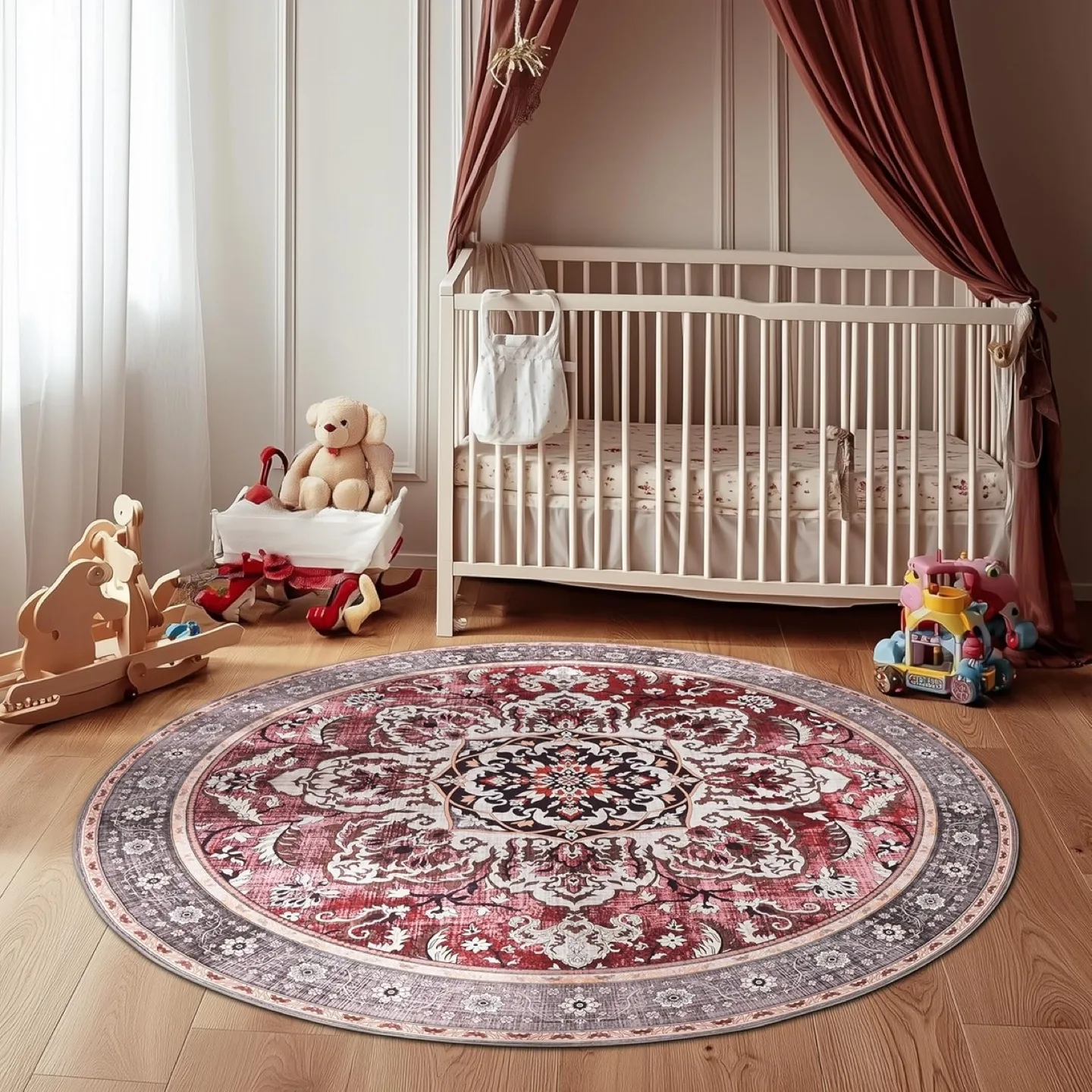 Brand New 6ft Round Rug image indicator(4)