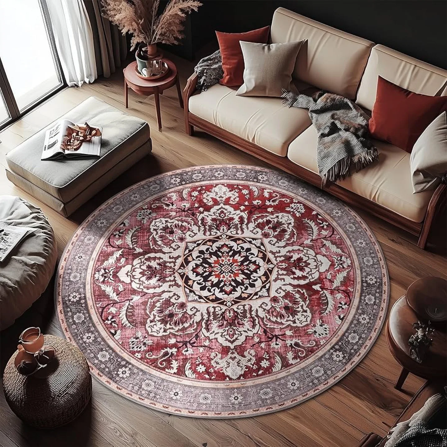 Brand New 6ft Round Rug image indicator(5)