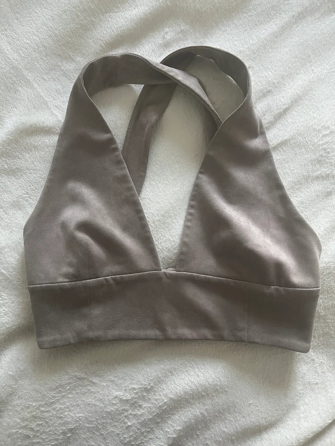 Wilfred Size 4 Grey Halter Top thumbnail