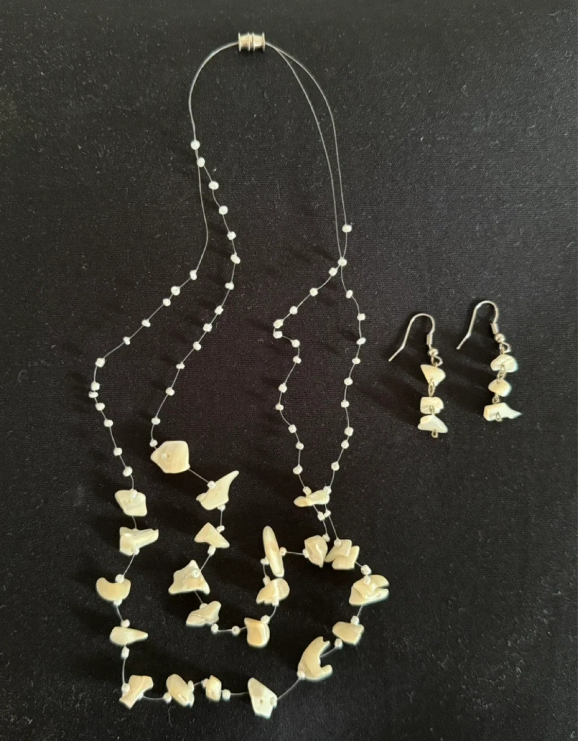 Shell Necklace and Earring Set thumbnail