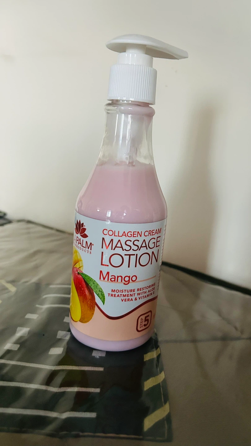 Palm Products Collagen Cream Massage Lotion - Mango