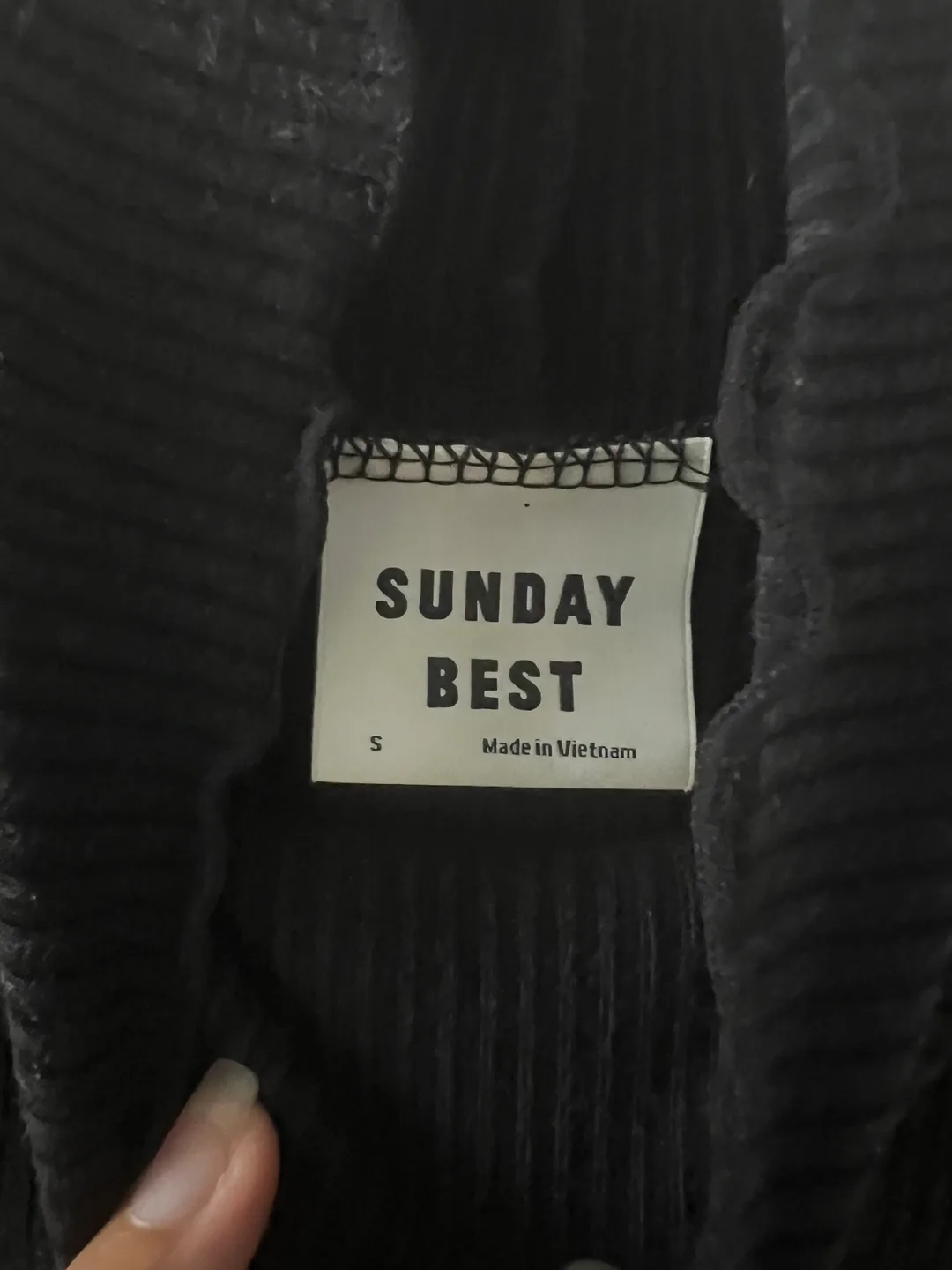 Sunday Best Black Long Sleeve - Size S thumbnail