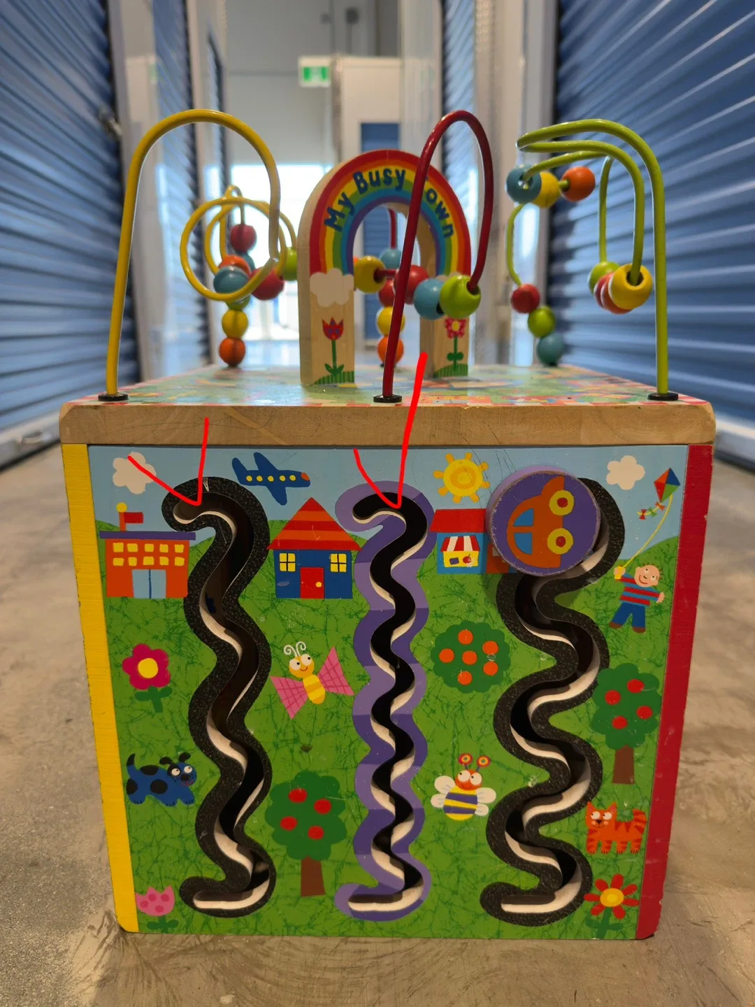 Busy Town Wooden Activity Cube image indicator(2)