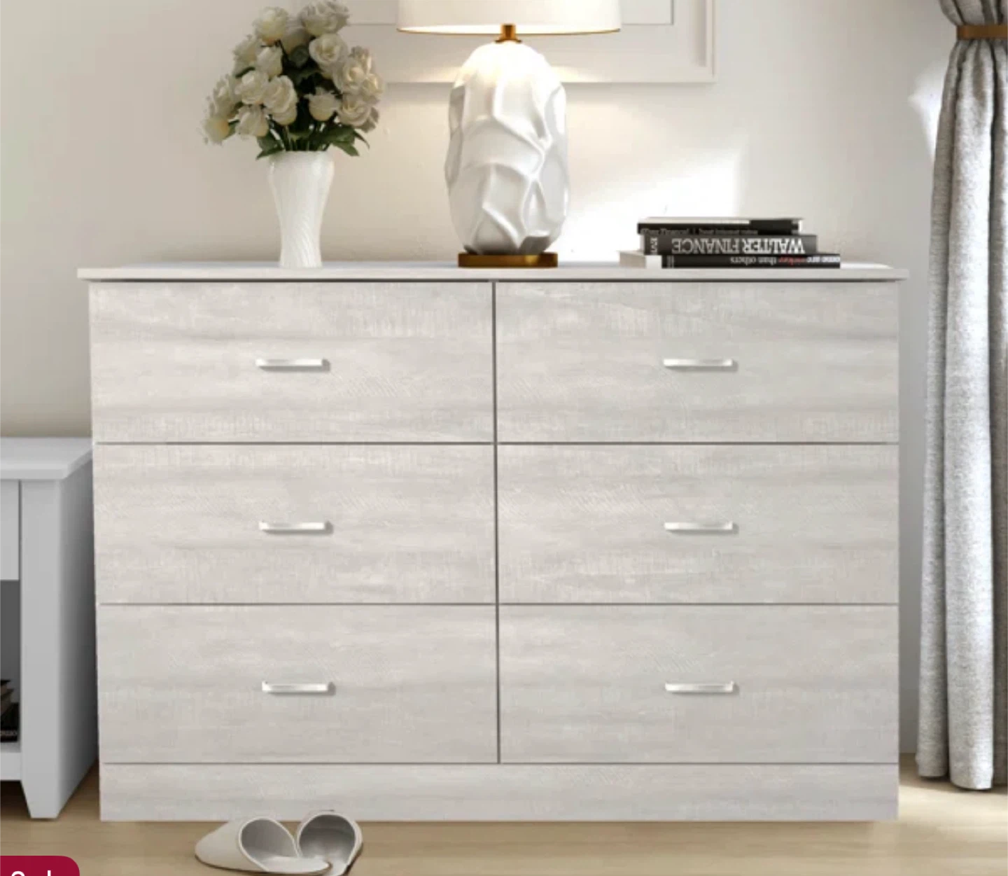 Light Gray 6-Drawer Dresser (47x31.7 in) - photo 2