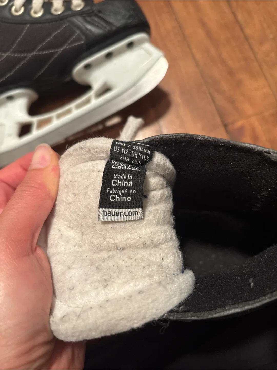 Bauer Nexus 2N Youth Hockey Skates - Size Y12 image indicator(3)