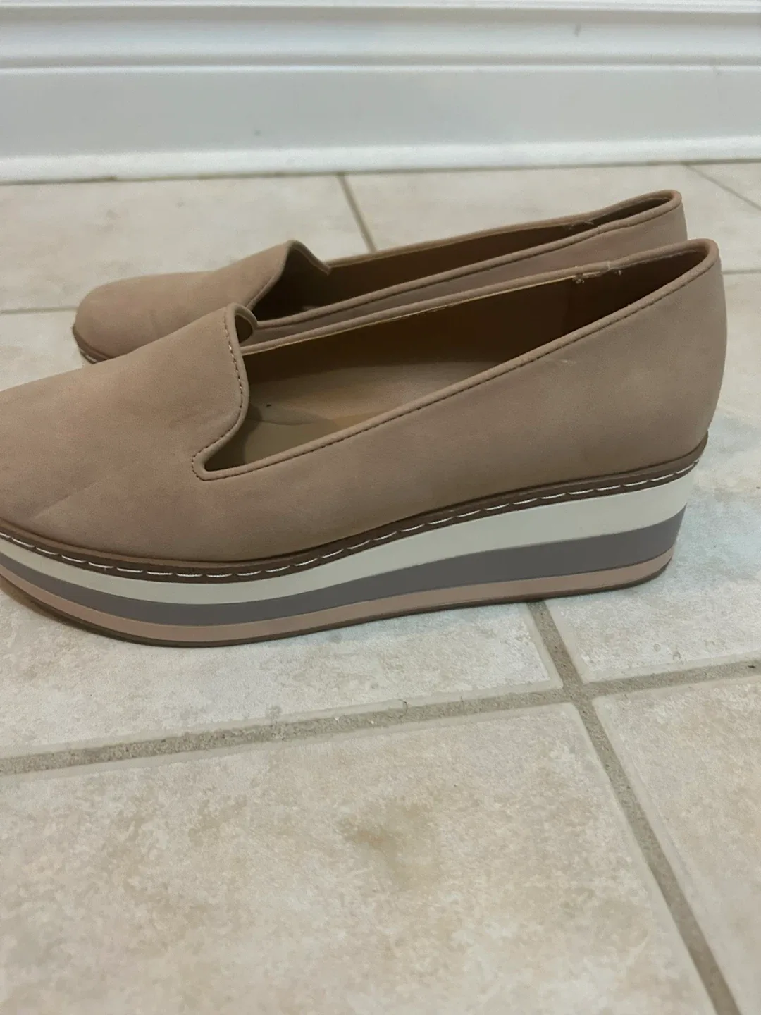 Call It Spring Tan Vegan Loafers image indicator(2)