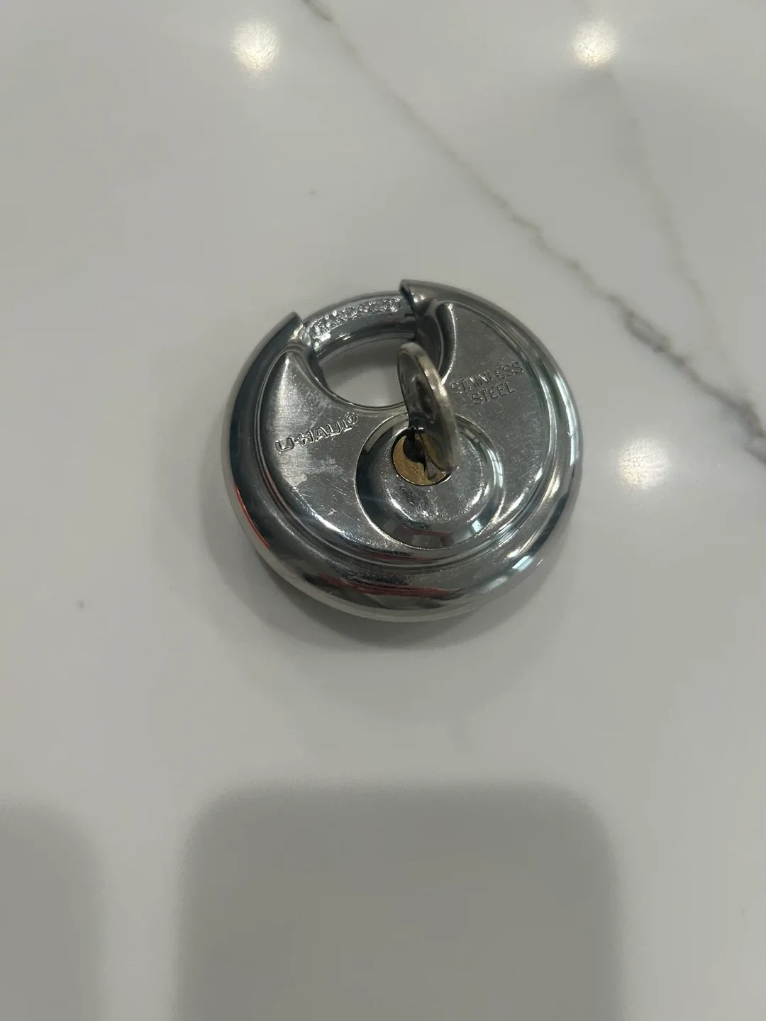 Diskus Stainless Steel Padlock thumbnail