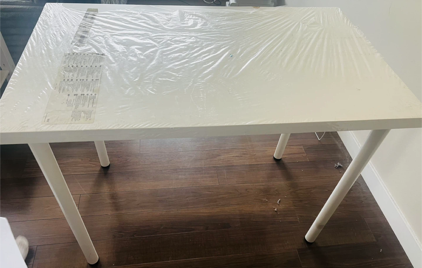 New IKEA LINNMON / ADILS Table, White, 39 3/8x23 5/8" - photo 2