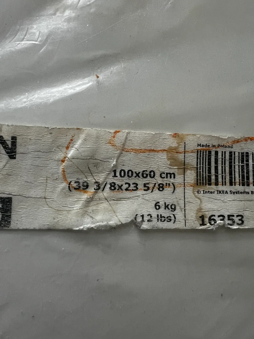 New IKEA LINNMON / ADILS Table, White, 39 3/8x23 5/8" image indicator(3)