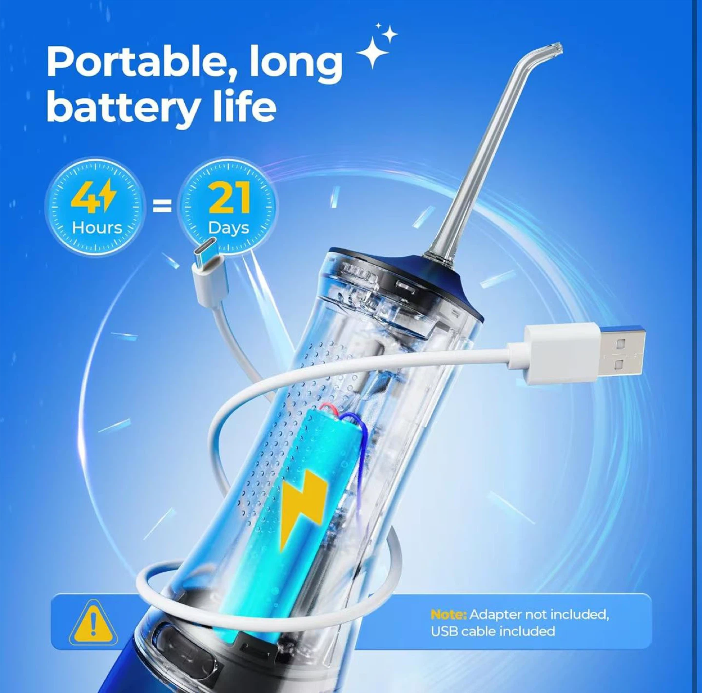 Water Flosser for Teeth, - photo 4