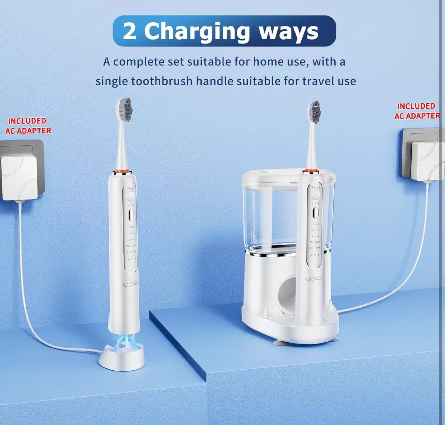 Combo 2-in-1 Brushing & Flossing for Teeth Cleaning - photo 5
