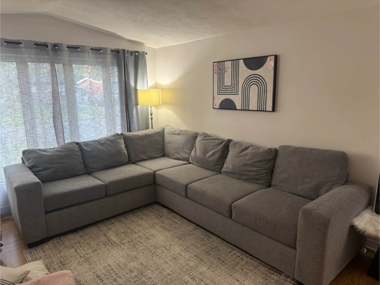 Grey Sectional Couch