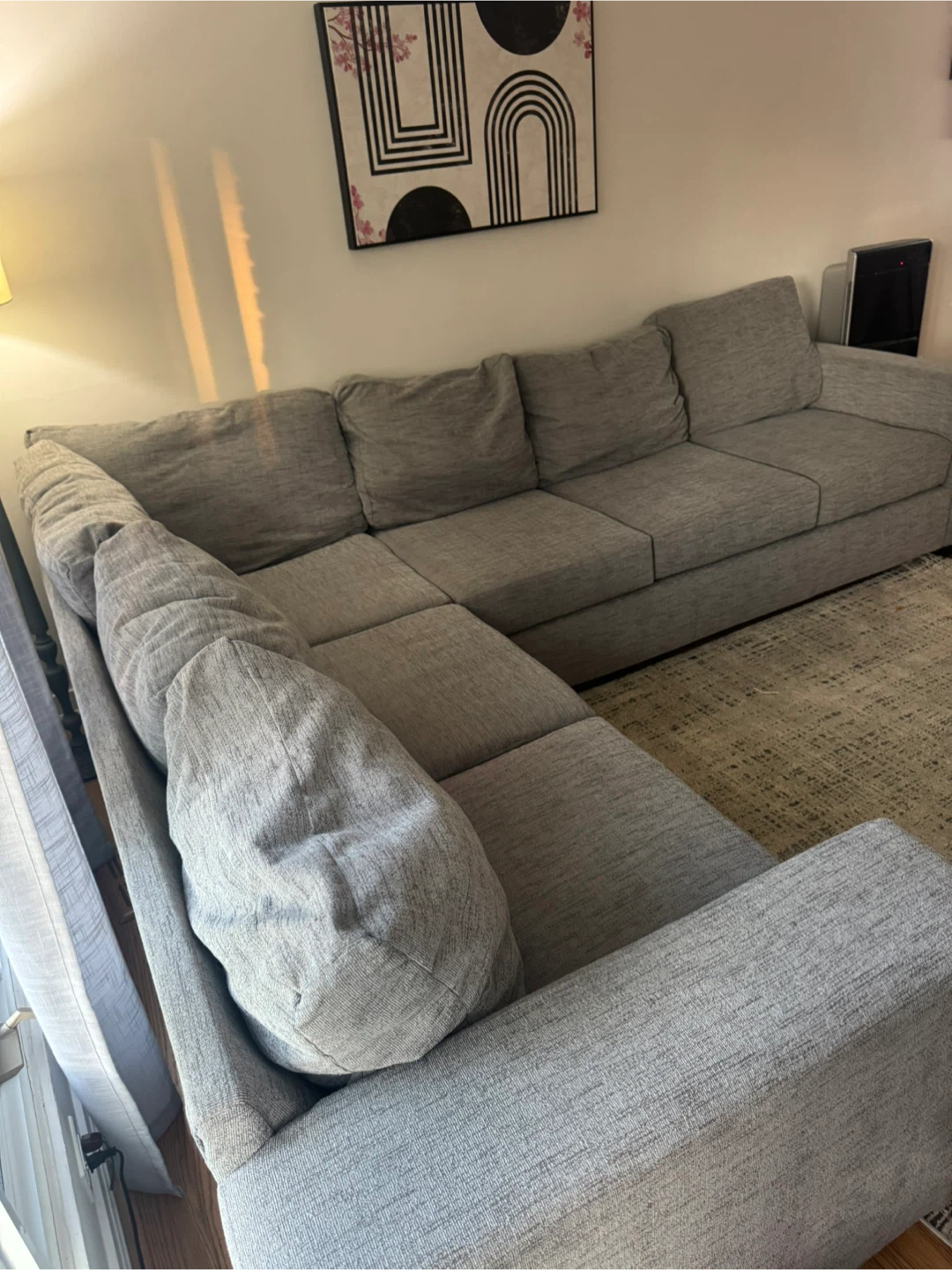 Grey Sectional Couch - photo 4