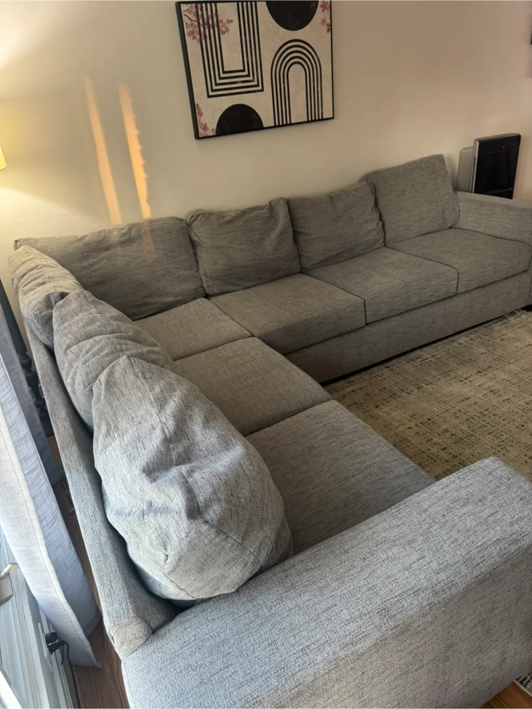 Grey Sectional Couch image indicator(4)