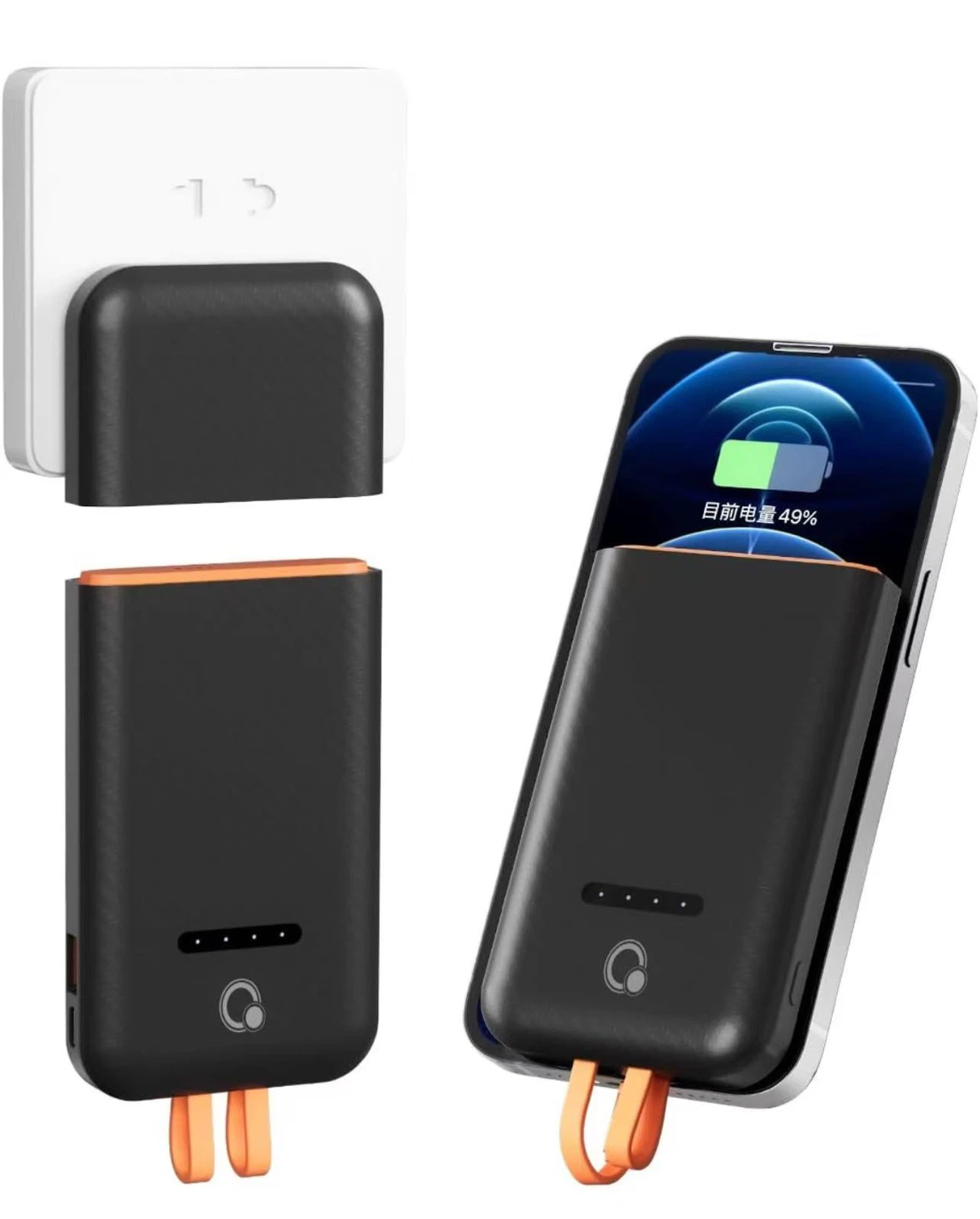 Portable Power Bank with Wall Charger