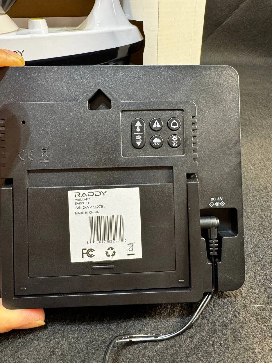 Raddy VP7 Wireless Weather Station 🌦️ ✨ Brand New image indicator(2)