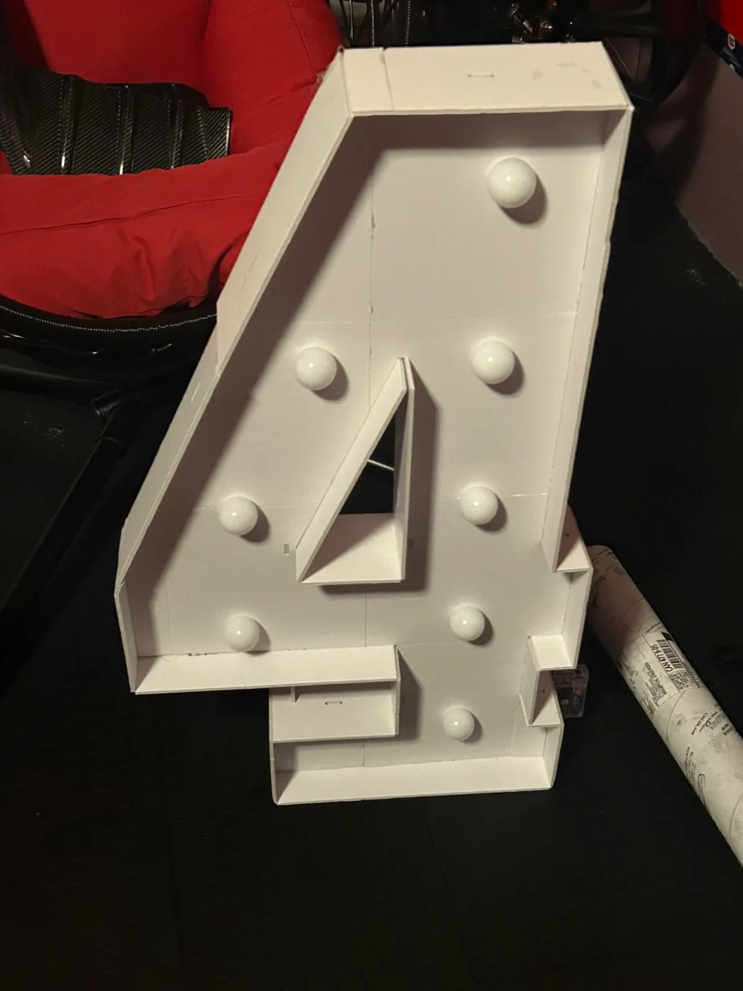 Number 4 Light Up Sign thumbnail