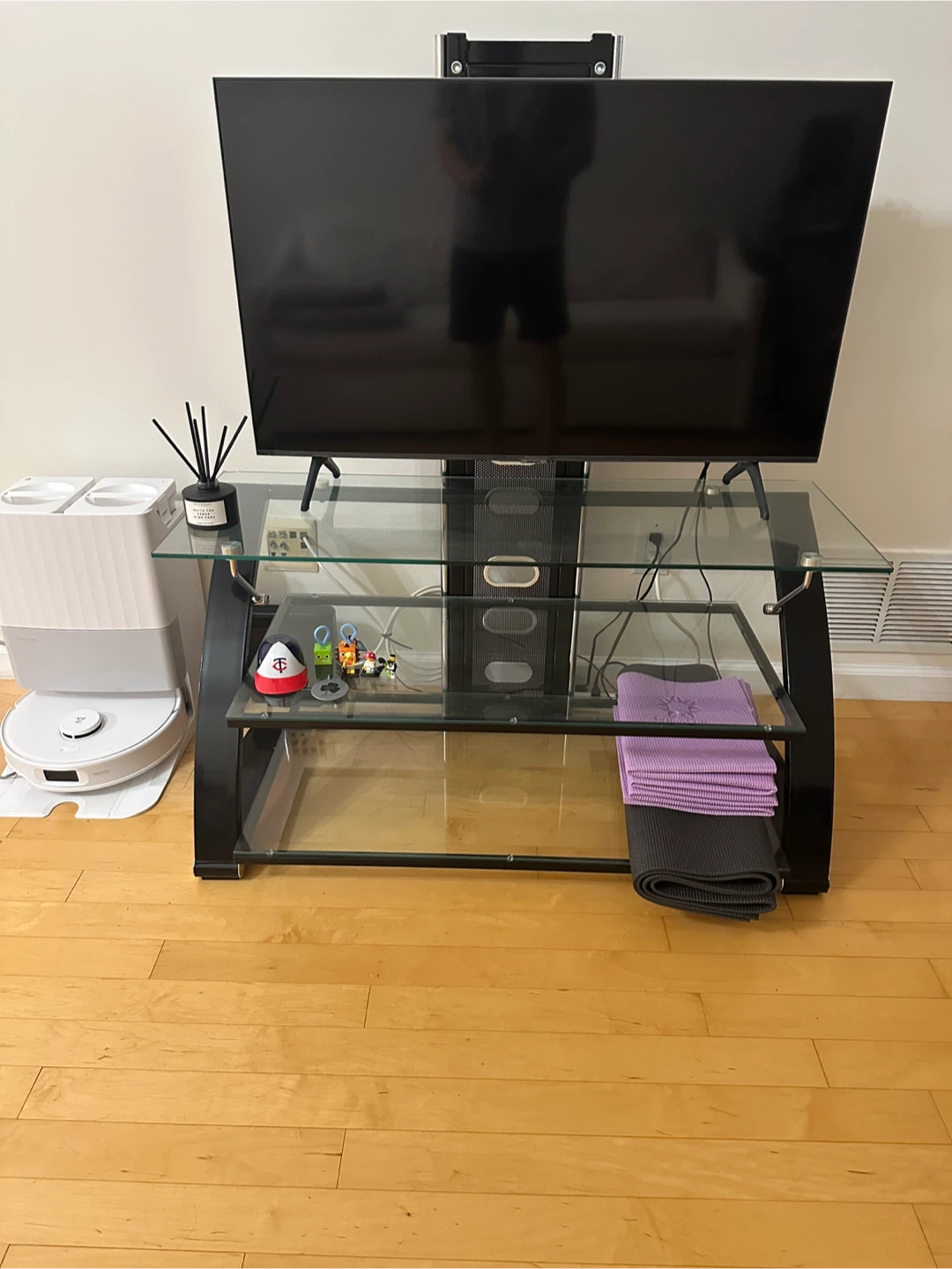 Glass TV Stand