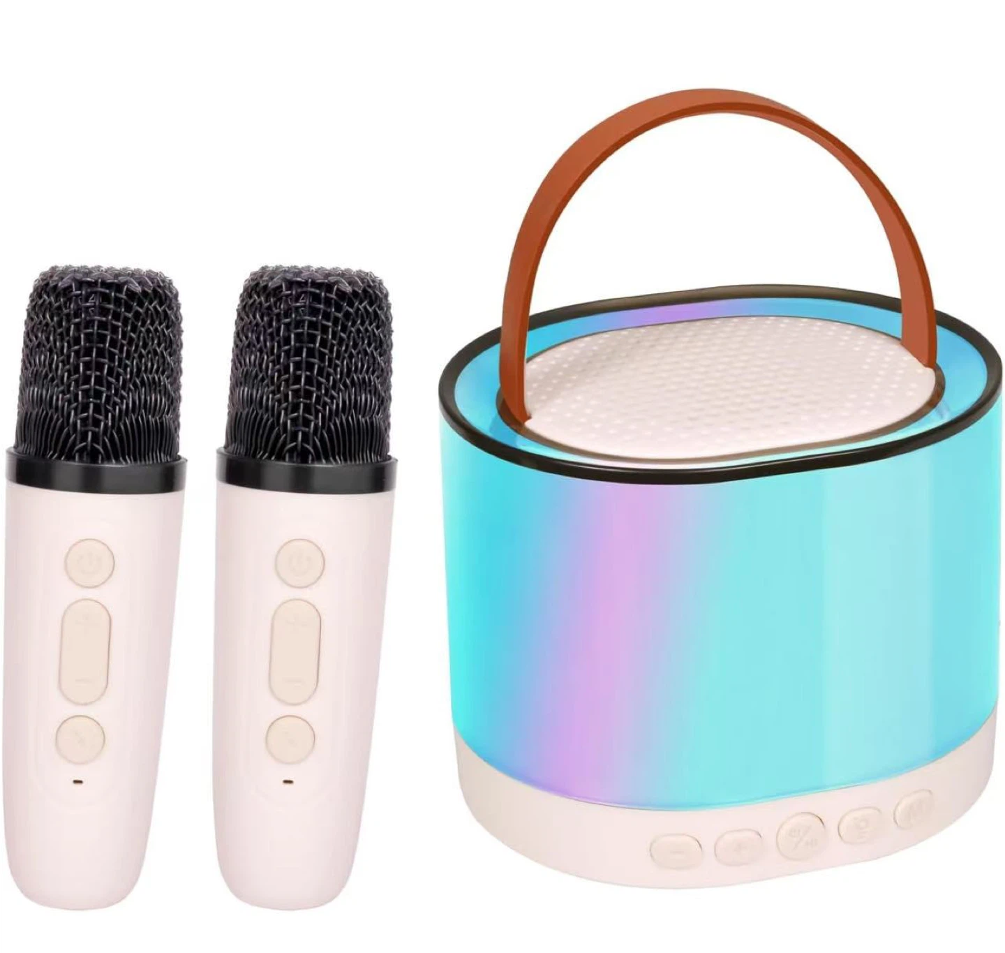 Bluetooth Karaoke Speaker with 2 Microphones