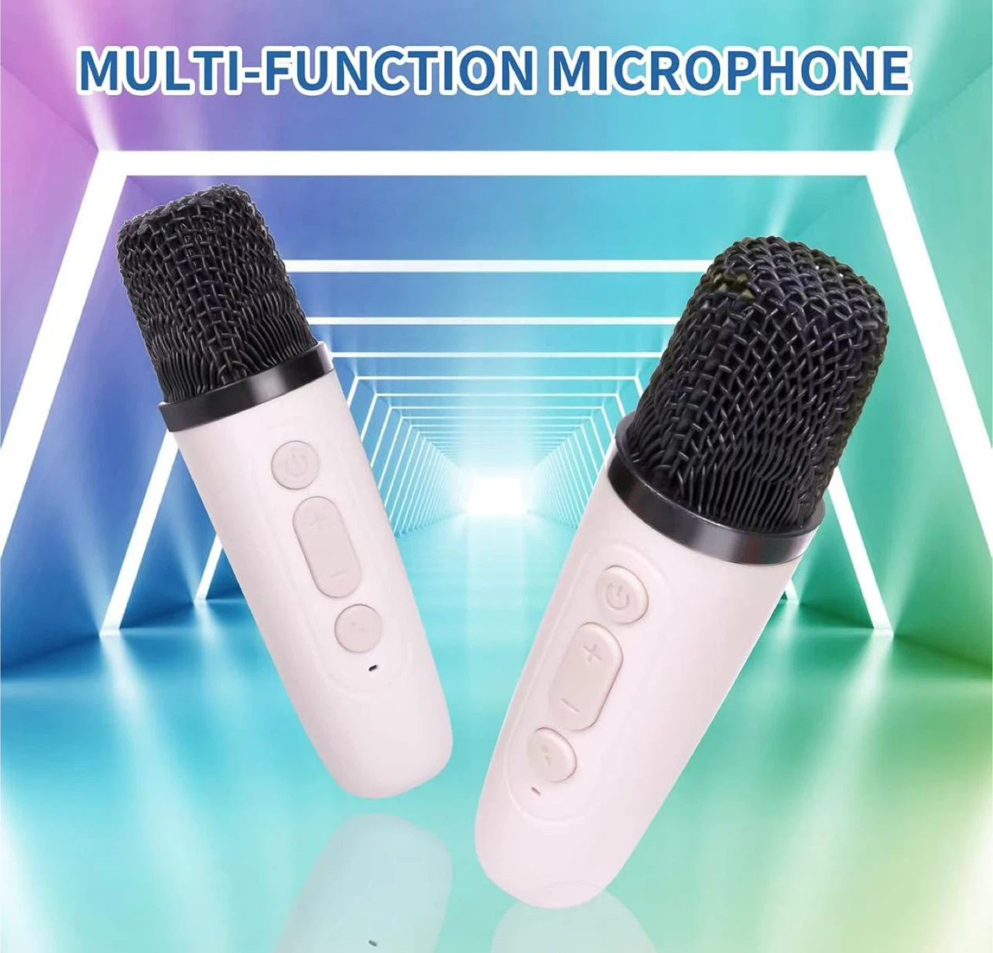 Bluetooth Karaoke Speaker with 2 Microphones - photo 3