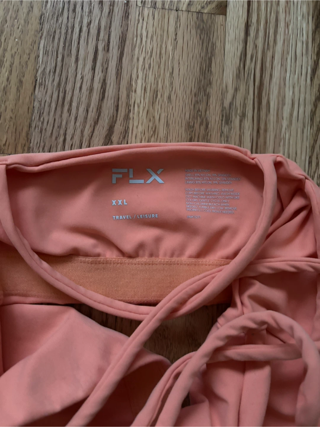 FLX XXL Sports Bra - Peach - photo 3