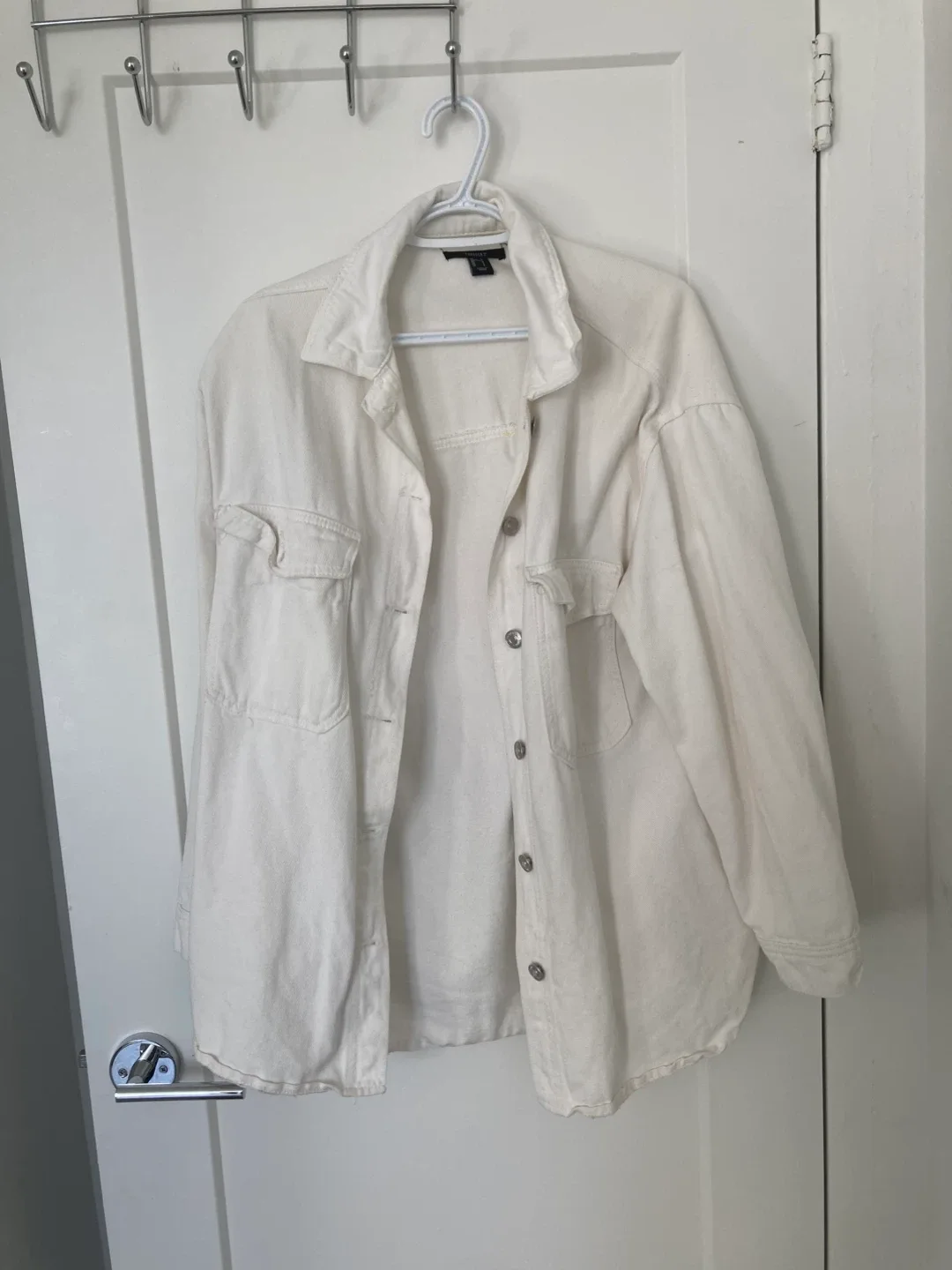 White Forever 21 Denim Jacket thumbnail