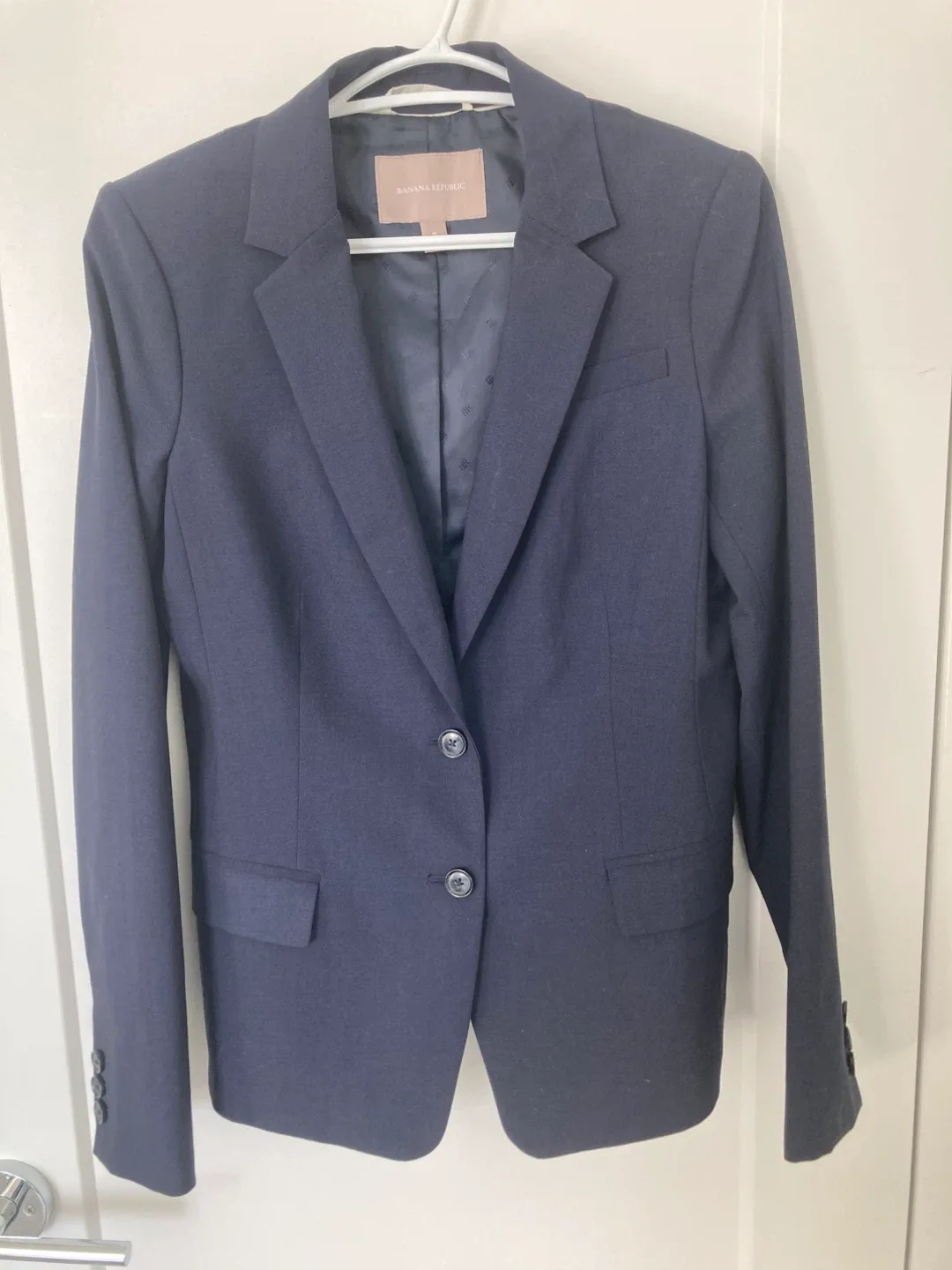 Banana Republic Navy Blue Blazer thumbnail