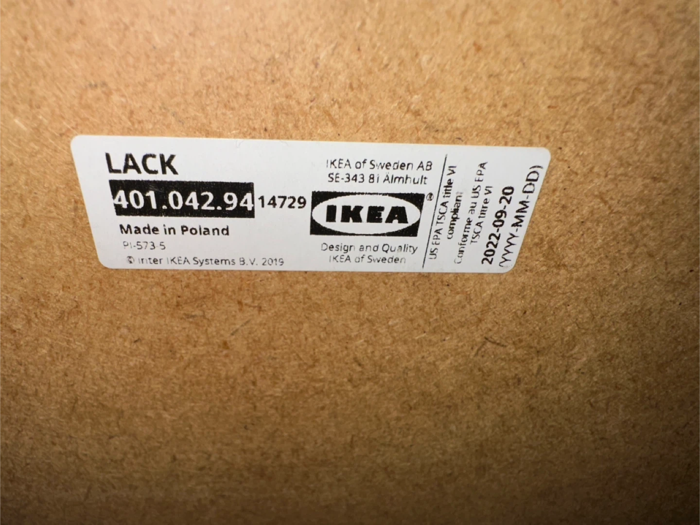 IKEA Lack Black Coffee Table - photo 3