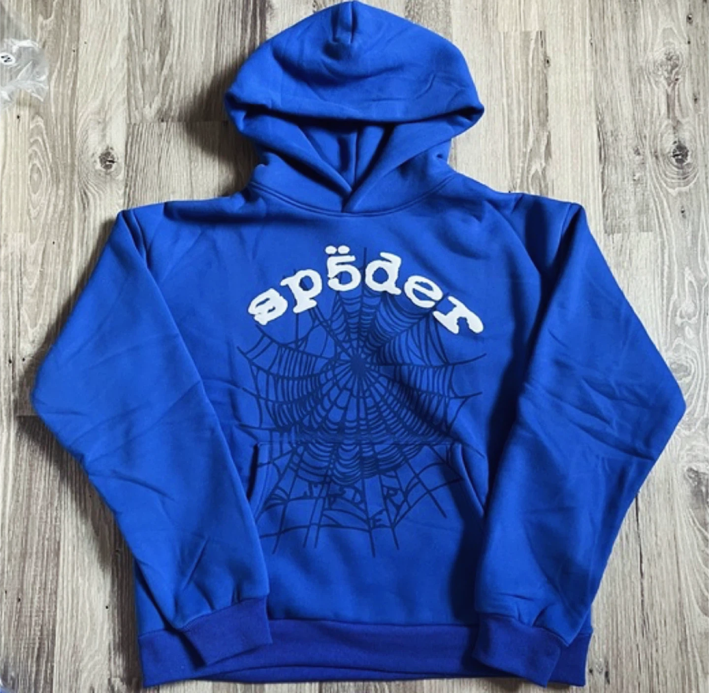 Sp5der Blue Hoodie