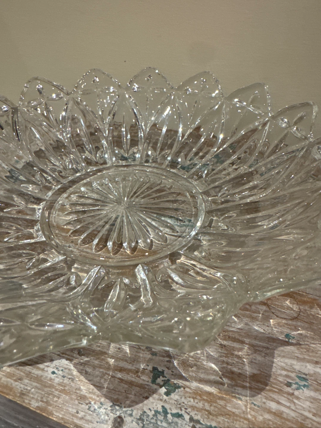Crystal Glass Serving Bowl - photo 2